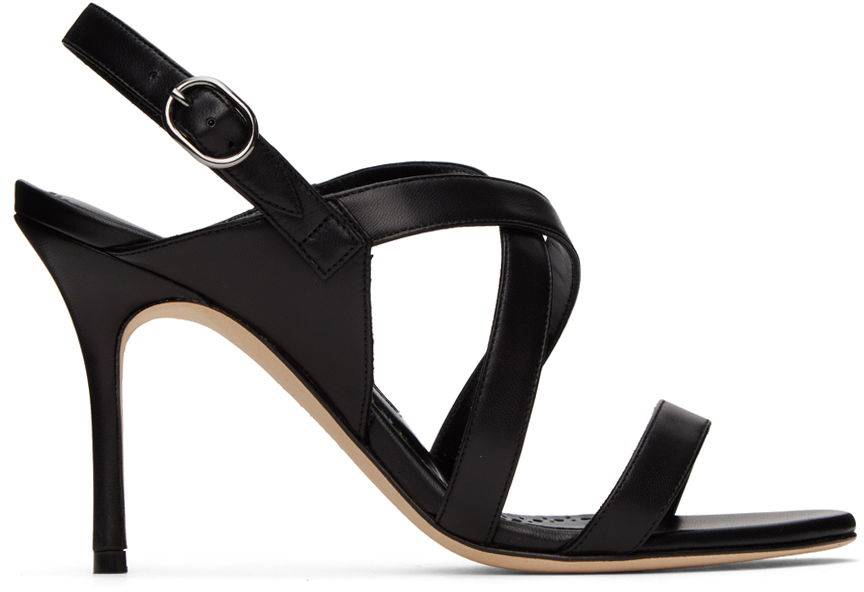 Doplnky Manolo Blahnik Manolo Blahnik Singanu Heeled Sandals Čierna | 422-1395, 0