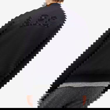 Bomber bunda A.P.C. Logo Varsity Jacket Modrá | WVBDE-M02974-IAK, 3