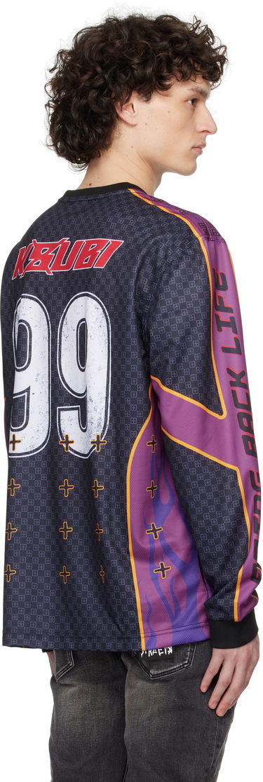 Tričko Ksubi Ksubi Stinger Long Sleeve Moto Jersey Čierna | MSP25FT001, 2