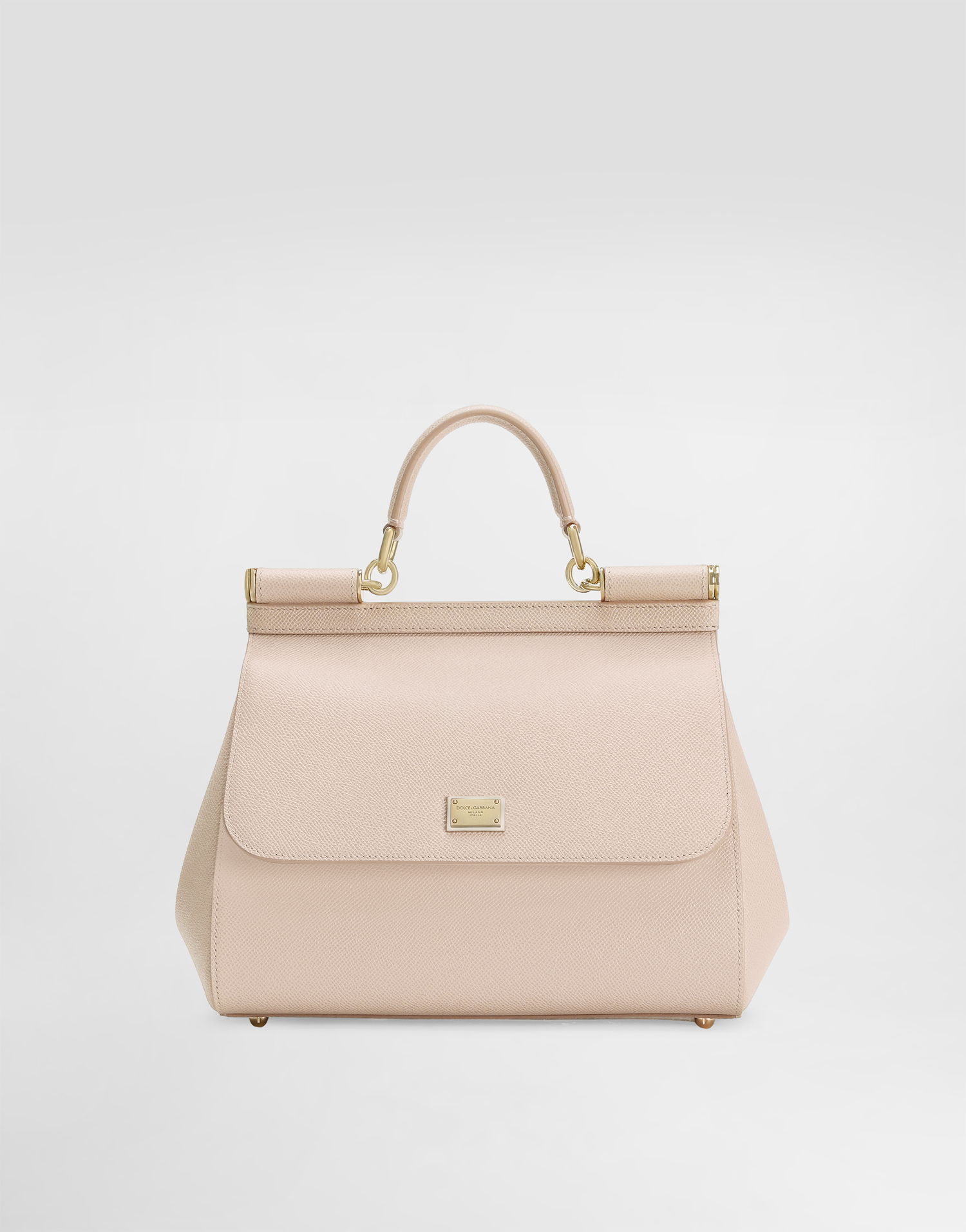 Kabelka Dolce & Gabbana Dolce & Gabbana Dauphine Leather Top Handle Bag Ružová | BB6002B100180414, 0
