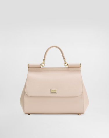 Kabelka Dolce & Gabbana Dolce & Gabbana Dauphine Leather Top Handle Bag Ružová | BB6002B100180414, 0