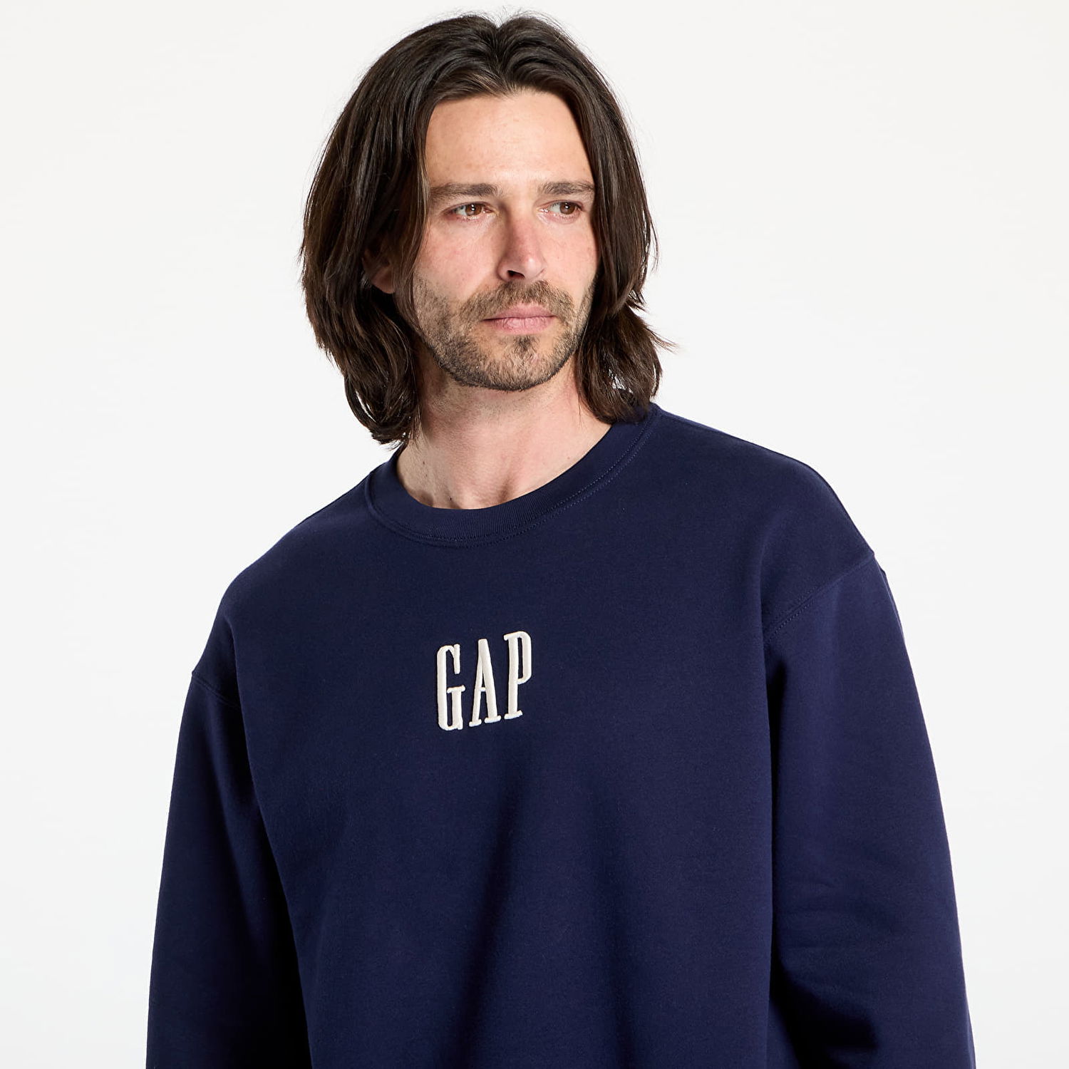Mikina GAP GAP Corp Logo Crew Sweatshirt Navy | 648026-02, 1