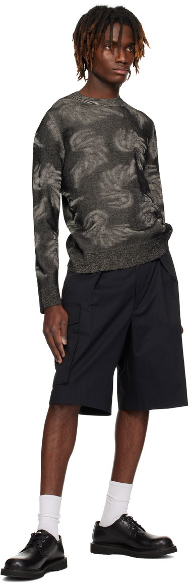 Sveter Dries Van Noten Dries Van Noten Jacquard Sweater Čierna | 251-021206-1711, 3