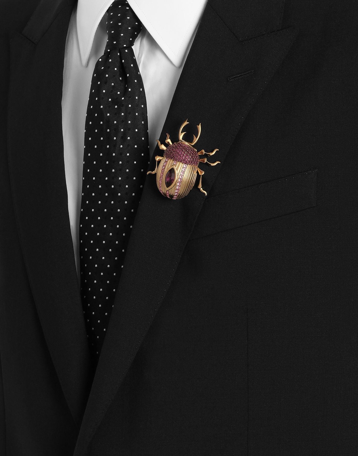 Spona Dolce & Gabbana Dolce & Gabbana Beetle-shaped Brooch With Rhinestones Rôznofarebný | WPR7A1W1111F0374, 1