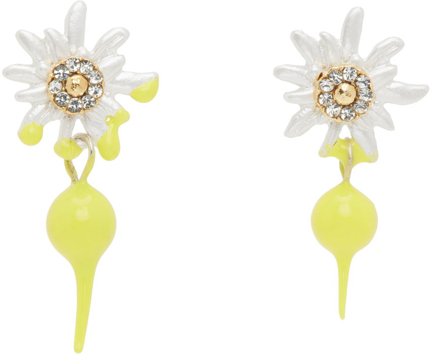 Náušnice Ottolinger Ottolinger Dipped Edelweiss Earrings Žltá | 1251502121, 0