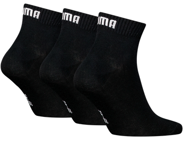 Ponožky Puma Puma Quarter Plain 3-Pack Socks Čierna | 701230337-200, 2
