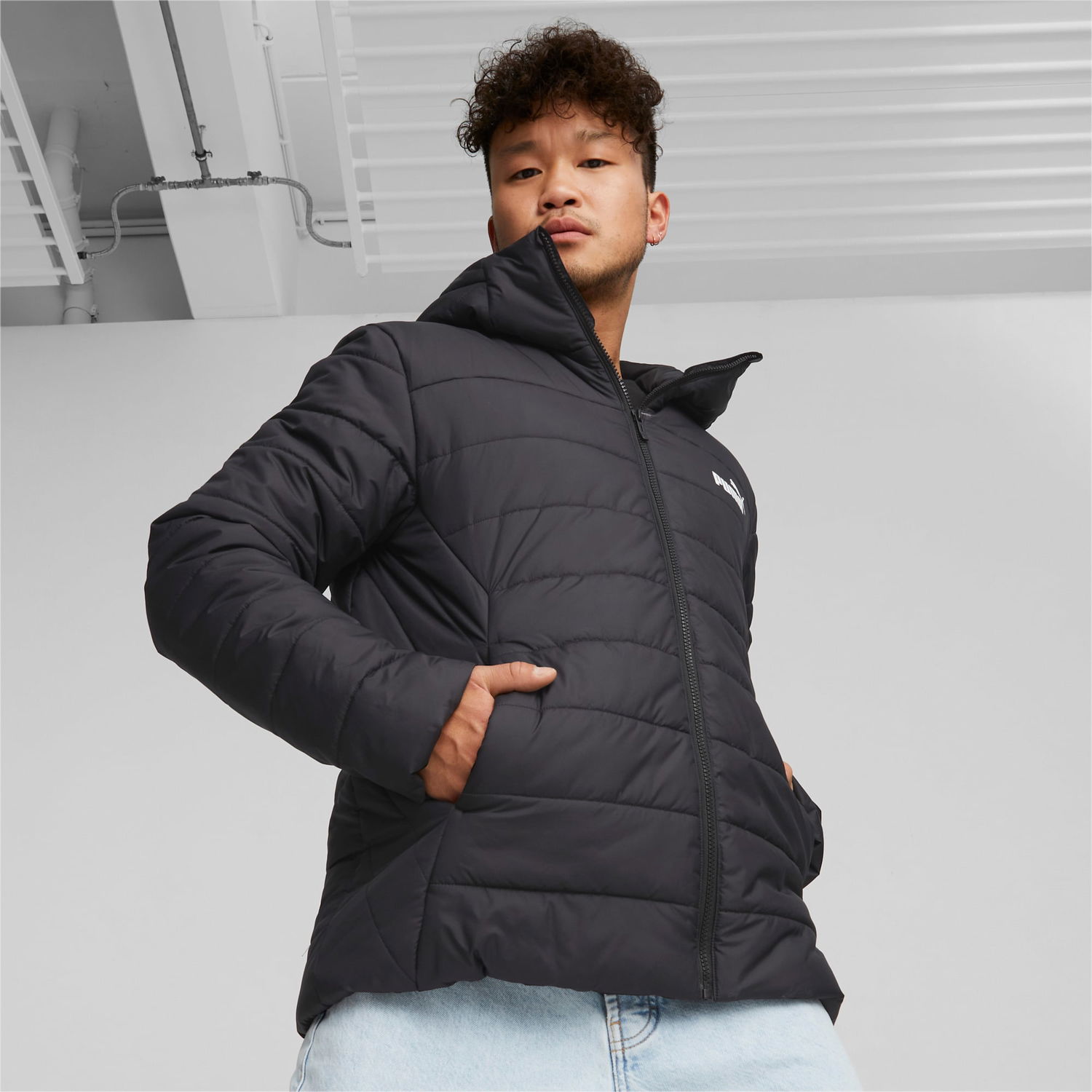 Bunda Puma Essentials wattierte Čierna | 848938_01, 0