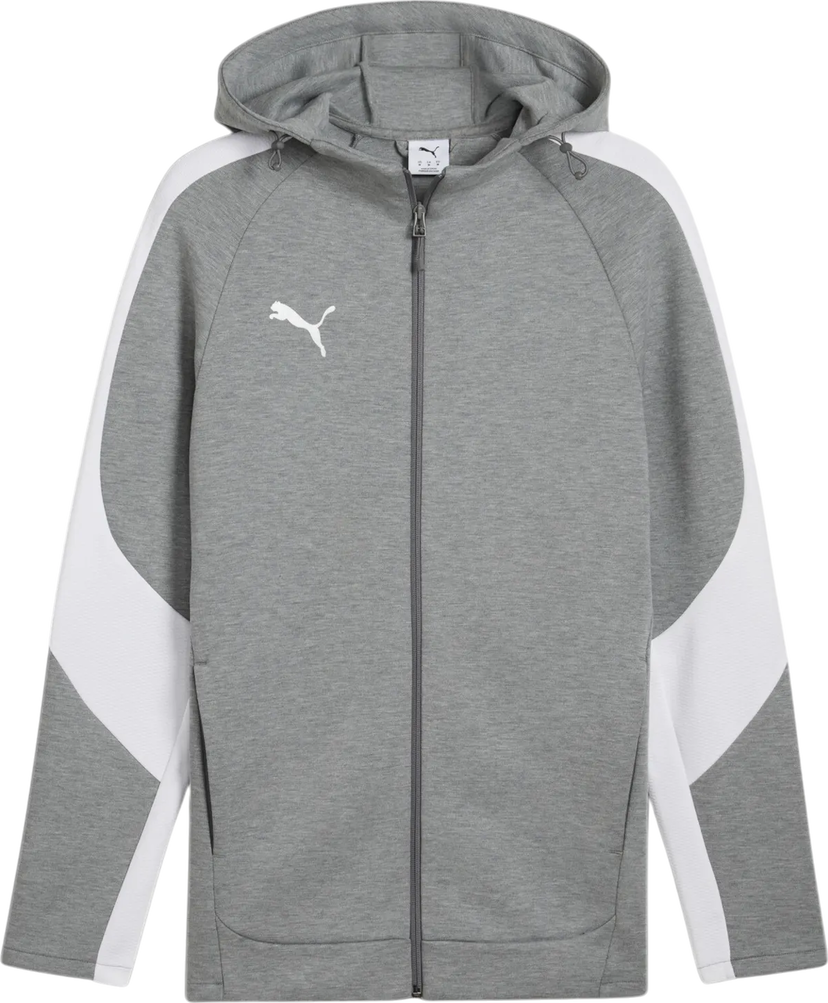 Mikina Puma Puma teamEVOSTRIPE Hooded Jacket Šedá | 659947-33