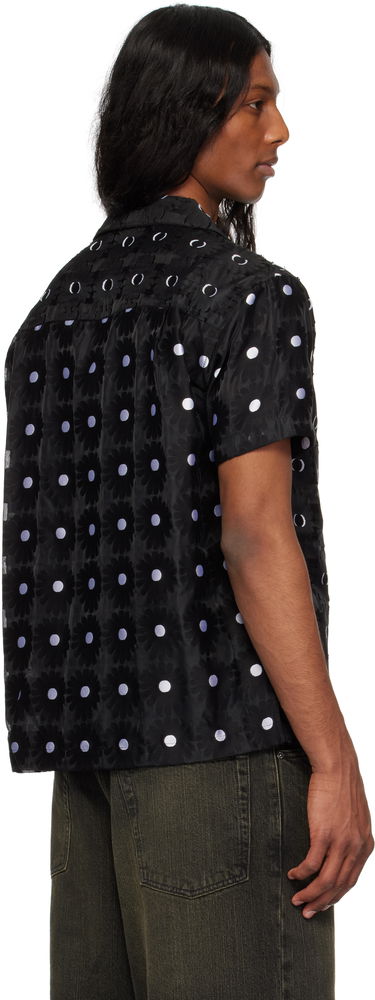 Košeľa Andersson Bell Andersson Bell Half Sheer Flower Shirt Čierna | atb1276m, 2