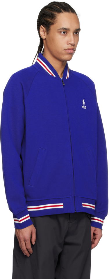Bomber bunda Polo by Ralph Lauren Ralph Lauren Zip Bomber Jacket Modrá | 710964434001, 1