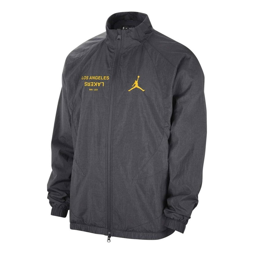 Vetrovka Jordan Los Angeles Lakers Courtside NBA Jam Jacket Čierna | FV8193-254