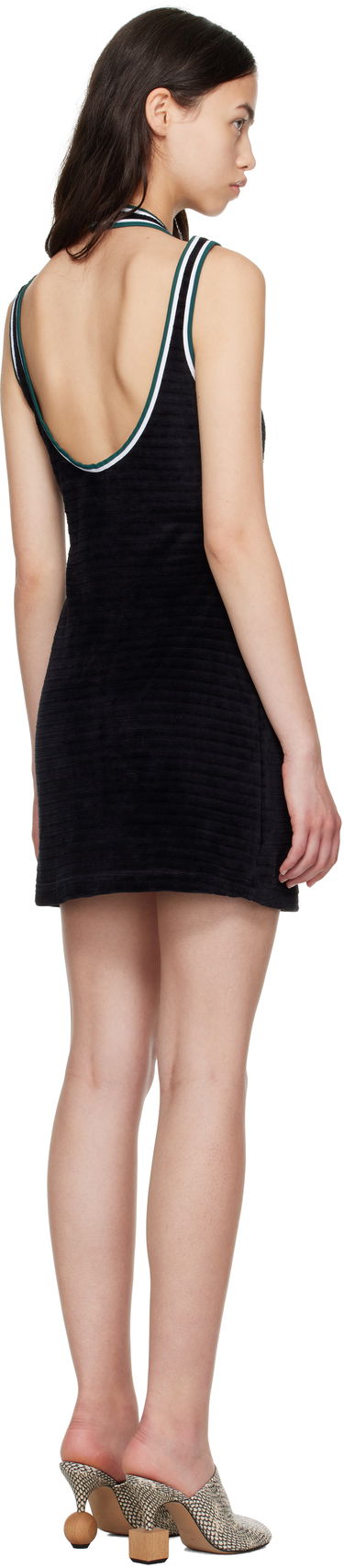 Šaty Casablanca Casablanca Hippie Tennis Minidress Čierna | WPF25-DR-147-01, 2