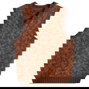 Beams Plus Snow Pattern Knit Vest