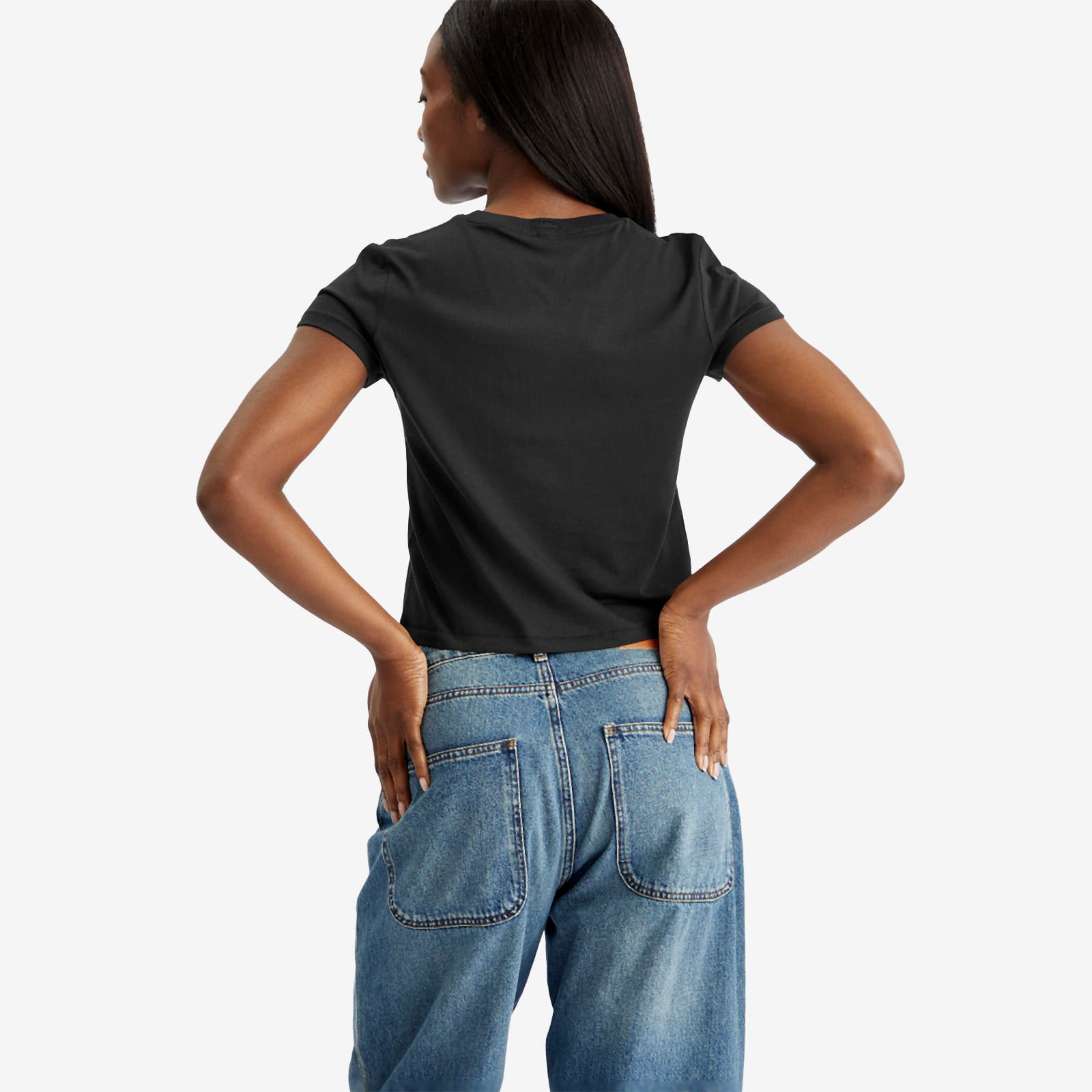 Relaxed Fit Shrunken T-Shirt