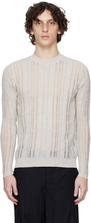 Sveter OUR LEGACY OUR LEGACY Formal Distressed Sweater Šedá | M2253FL, 0