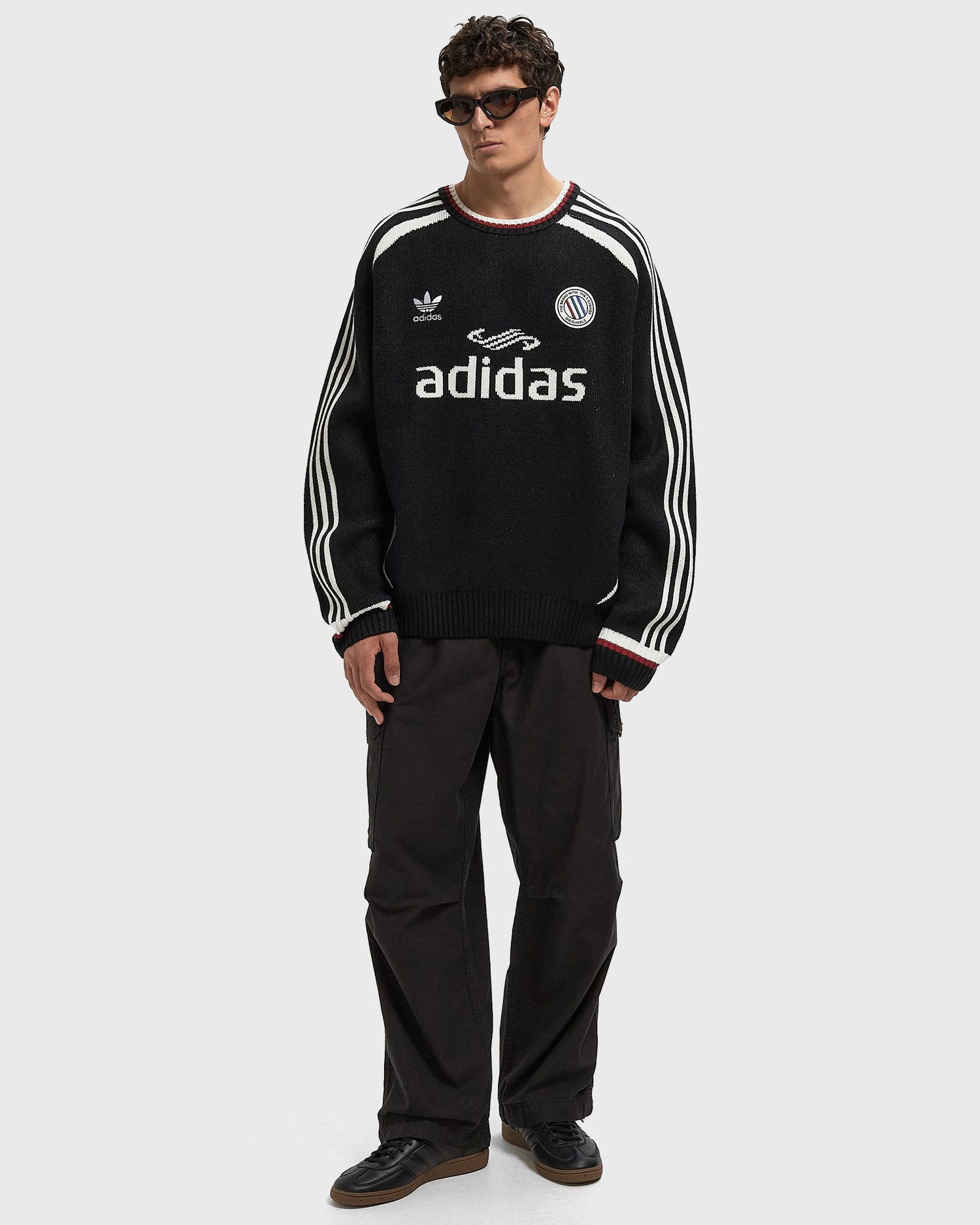 Sveter adidas Performance AdiColor Blokecore Sweater Čierna | KQ5080, 1