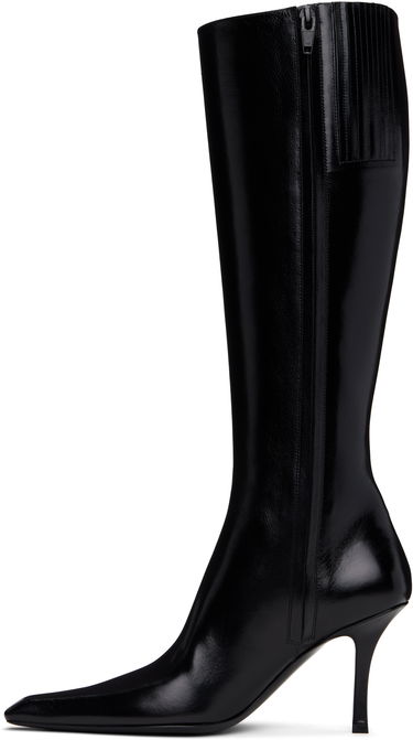 Kabáty Alexander Wang Alexander Wang Vivica 85mm Knee-High Boots Čierna | 30125B040, 2