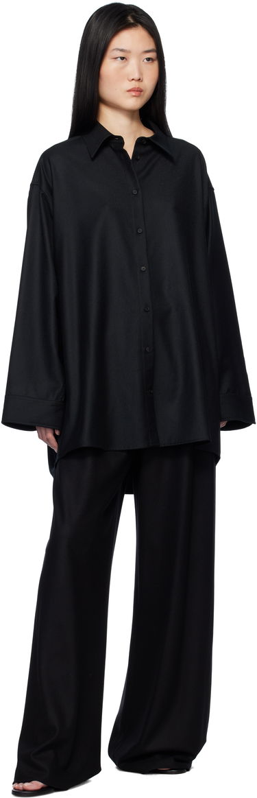 Nohavice The Row The Row Gala Wide-Leg Trousers Čierna | 1766-W3301, 3