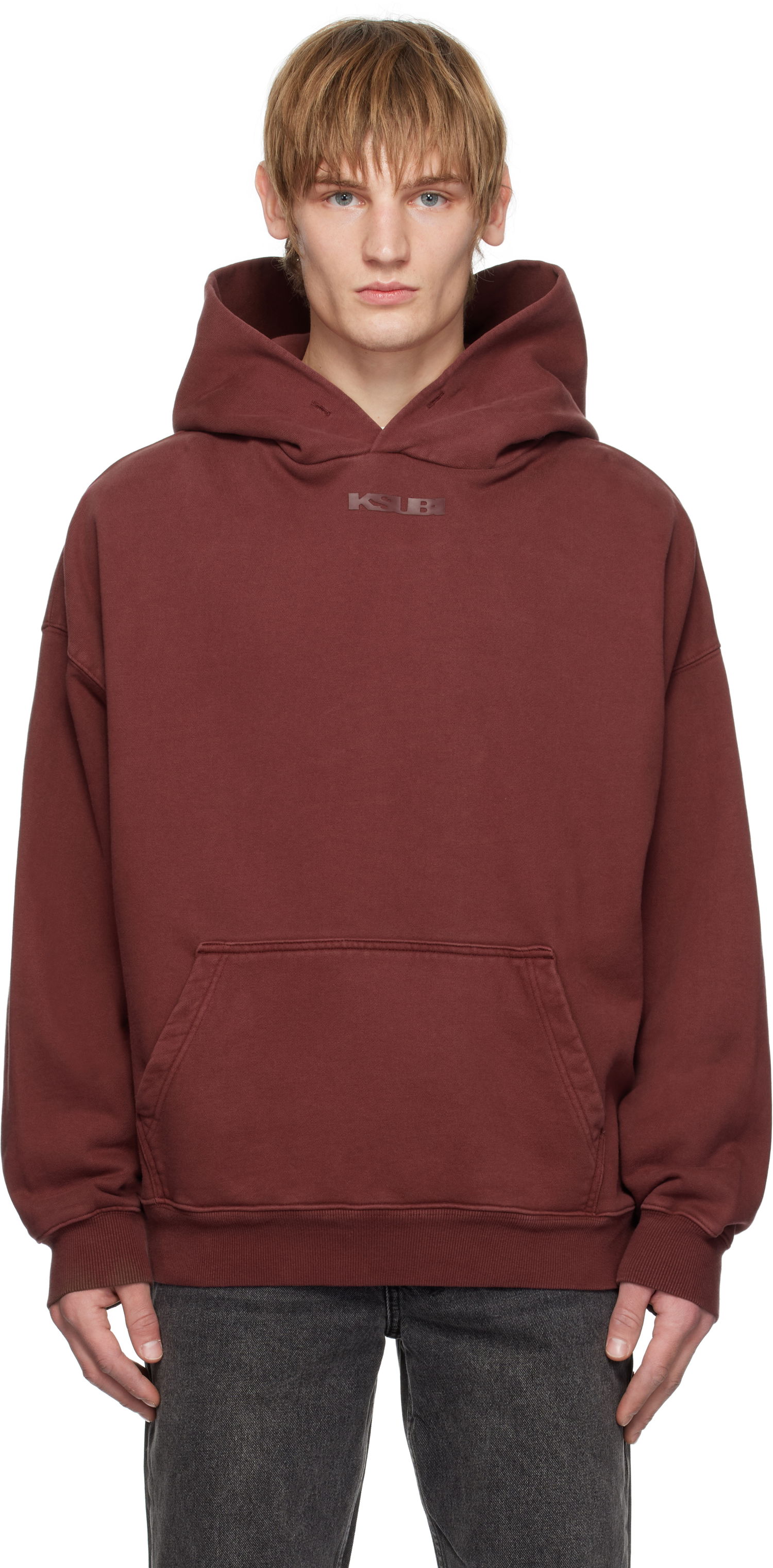 Mikina Ksubi Ekcess Oversized Hoodie Červená | MPS25FL010, 0