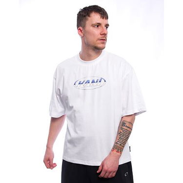 Tričko Karl Kani Karl Kani Woven Signature Chrome Logo Crop Tee Biela | KK-60300356, 0
