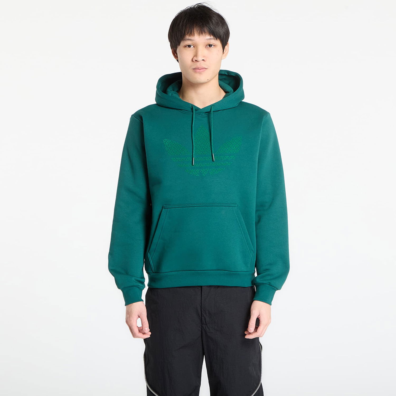 Mikina adidas Originals Monogram Hoodie Zelené | KD0403, 0