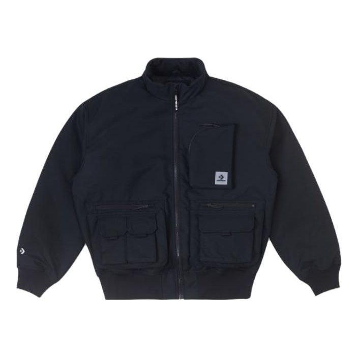 Bomber bunda Converse Short Bomber Jacket Čierna | 10025251-A03