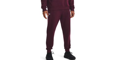 Nohavice a džínsy Under Armour Rival Fleece Vínová | 1379774-600, 1