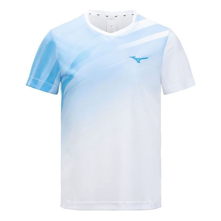 Tričko Mizuno Sportswear Logo T-shirt Modrá | 73CA34Z1