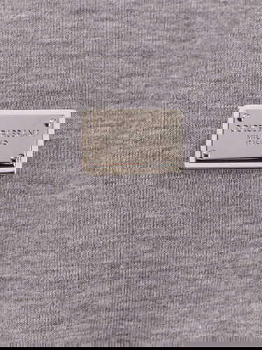 Tričko Dolce & Gabbana Dolce & Gabbana Grey Melange T-Shirt with Logo Plaque Šedá | G8RN8TG7N7AS8291, 2