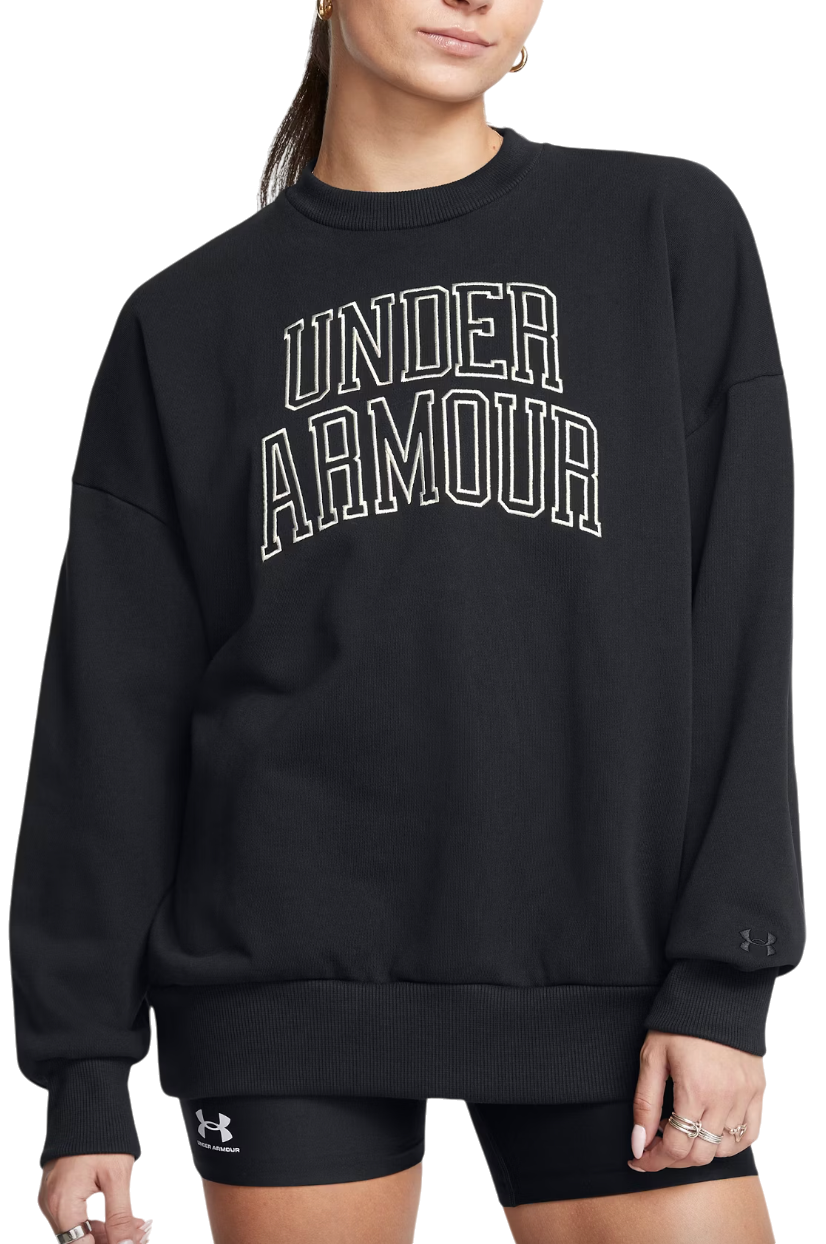 Mikina Under Armour Crewneck Sweatshirt Čierna | 1386493-001, 0