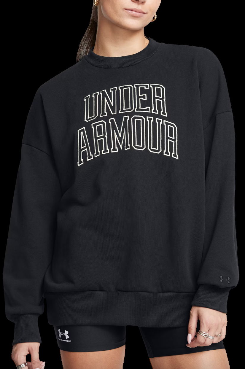 Mikina Under Armour Crewneck Sweatshirt Čierna | 1386493-001