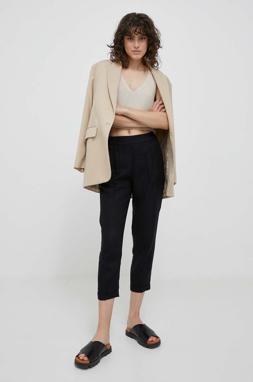 Nohavice United Colors of Benetton Pants Čierna | 4AGH558X5.100., 0