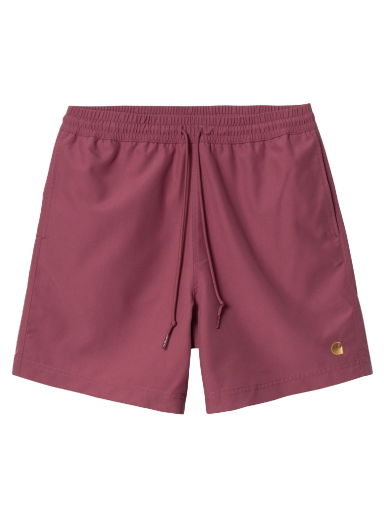 Plavky Carhartt WIP Chase Swim Trunk "Punch / Gold" Vínová | I026235_1OF_XX