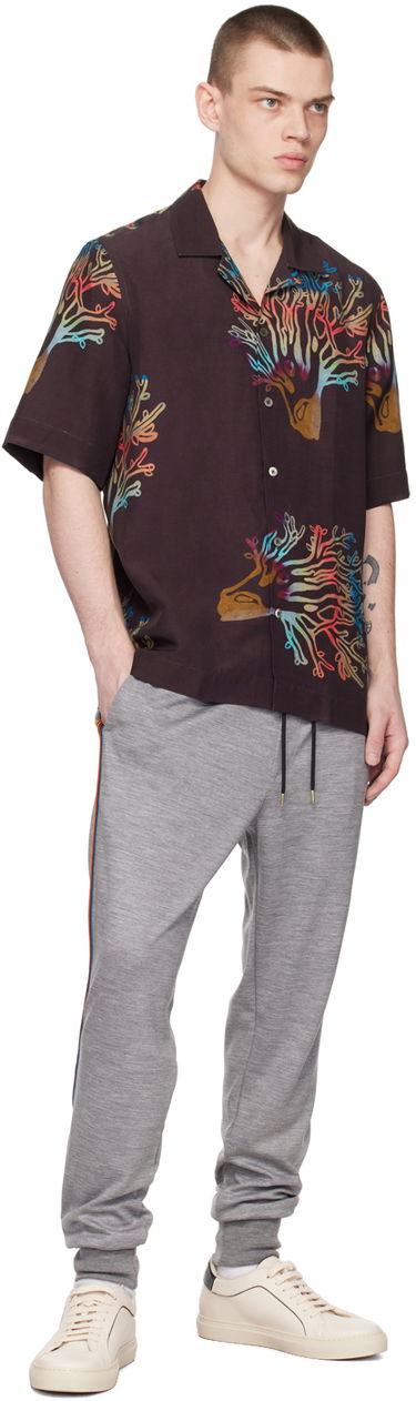 Košeľa Paul Smith Paul Smith Coral Print Shirt Hnedá | M1R-905U-K01924-79, 3