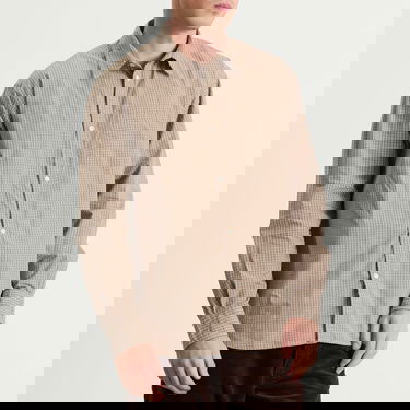 Košeľa NORSE PROJECTS Ole Oversize Poplin Check Shirt Béžová | N40-0851-9023, 2