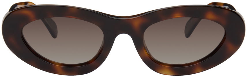 Slnečné okuliare Anine Bing ANINE BING Roma Oval Sunglasses Hnedá | A-12-10090-TTI3, 0
