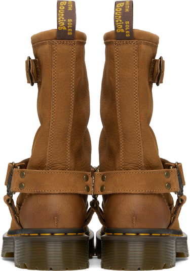 Oblečenie Dr. Martens Anistone Hi Leather Biker Boots Hnedá | 41644200, 1