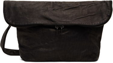 Taška cez rameno Yohji Yamamoto YOHJI YAMAMOTO Flap Leather Shoulder Bag Čierna | HP-I02-770, 0