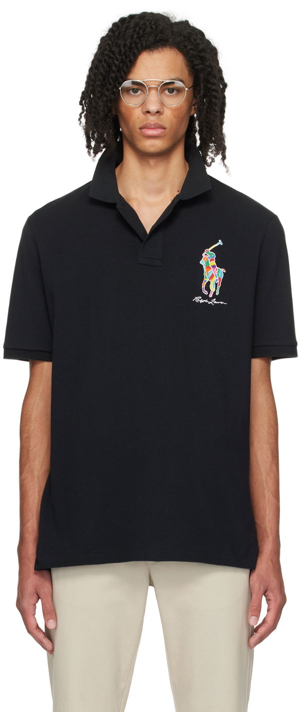 Polo tričko Polo by Ralph Lauren Classic Big Pony Polo Tee Čierna | 710926413003, 0