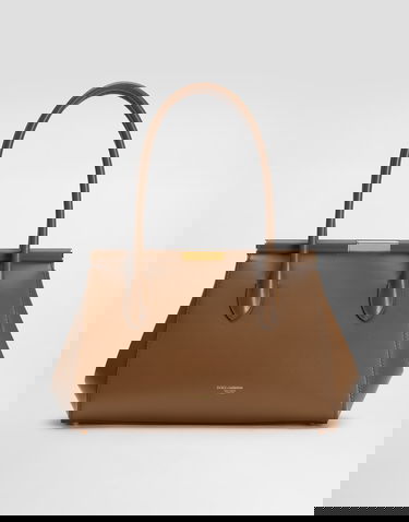 Kabelka Dolce & Gabbana Dolce & Gabbana Marlene Everyday Calf Leather Bag Hnedá | BB7734A3G198Z093, 3