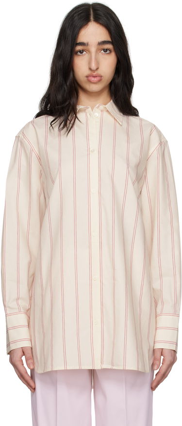 Košeľa TOTEME TOTEME Relaxed Striped Shirt Biela | 252-WRT1415-FB0388, 0