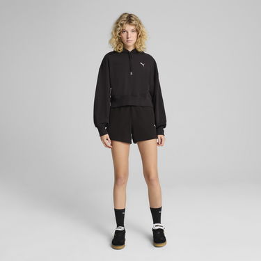 Mikina Puma WARDROBE ESS Relaxed Cropped Hoodie Čierna | 629746_01, 5