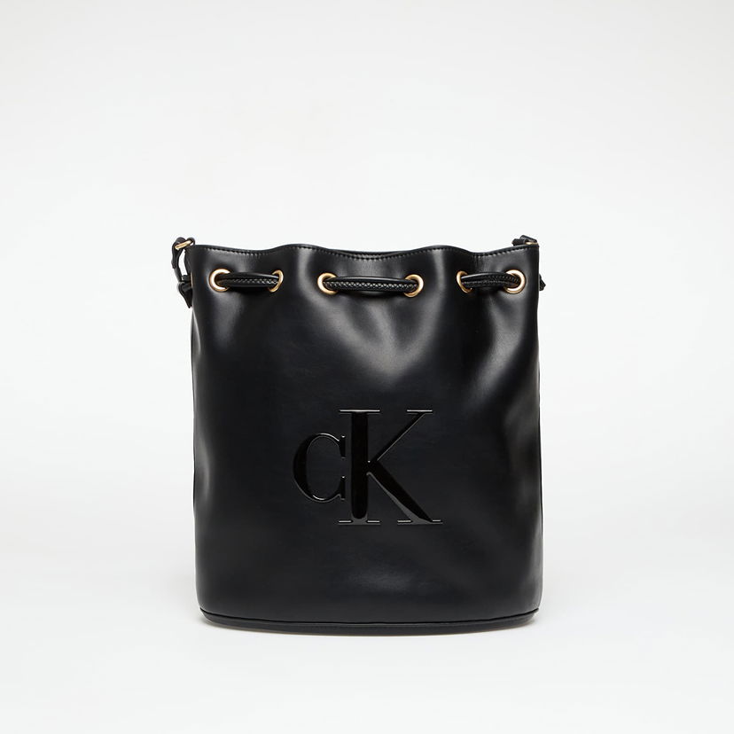 Kabelka CALVIN KLEIN Calvin Klein Jeans Sandi Bucket Bag Čierna | LV04F3232G UB1