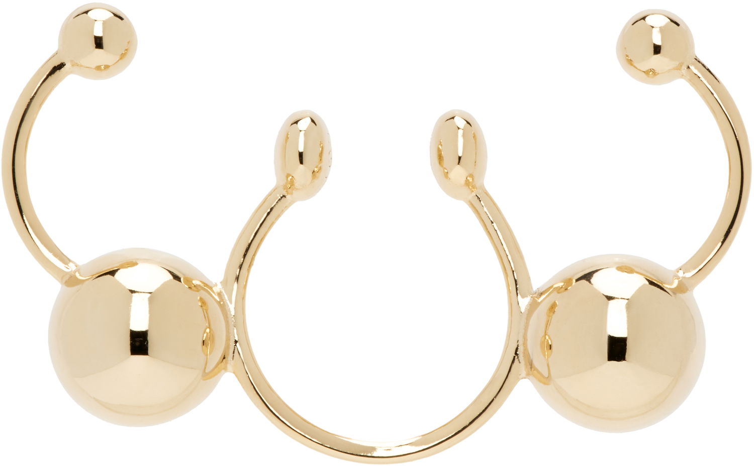 Náušnice Valentino Valentino Poetique Des Gouttes Goldtone Metal Nose Ring Žltá | 6Y0J0T27METL01, 0