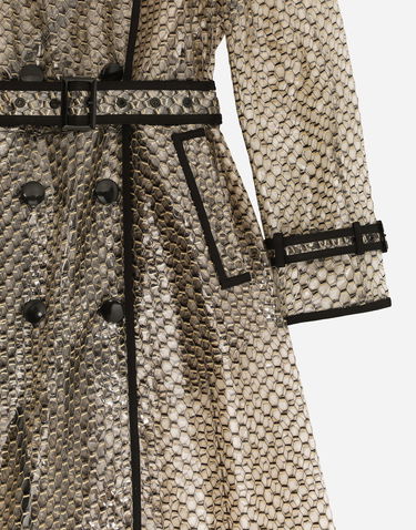 Trenčkot Dolce & Gabbana Trench Coat Long Multicolor Rôznofarebný | F0D1HTFIM30S0995, 3