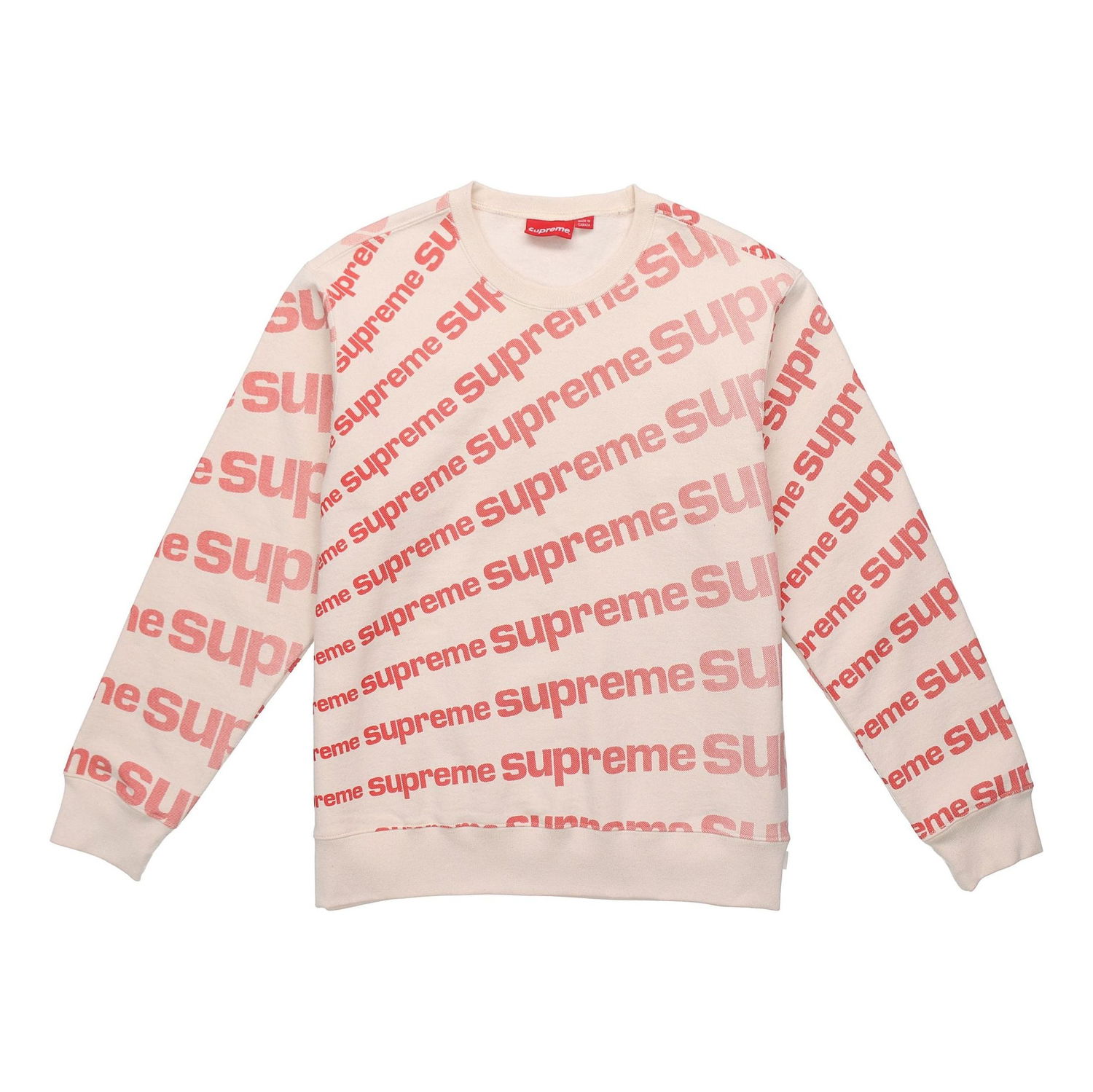 Sveter Supreme Supreme SS20 Radial Crewneck Sweatshirt Béžová | SUP-SS20-100, 0