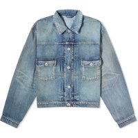 Stone Bleach Trucker Jacket Stone Dirty Blue Denim