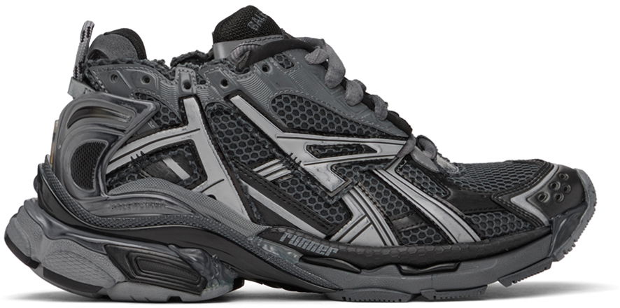 Tenisky a topánky Balenciaga Runner "Black Gray" Šedá | 677403-W3RBR-1515, 0
