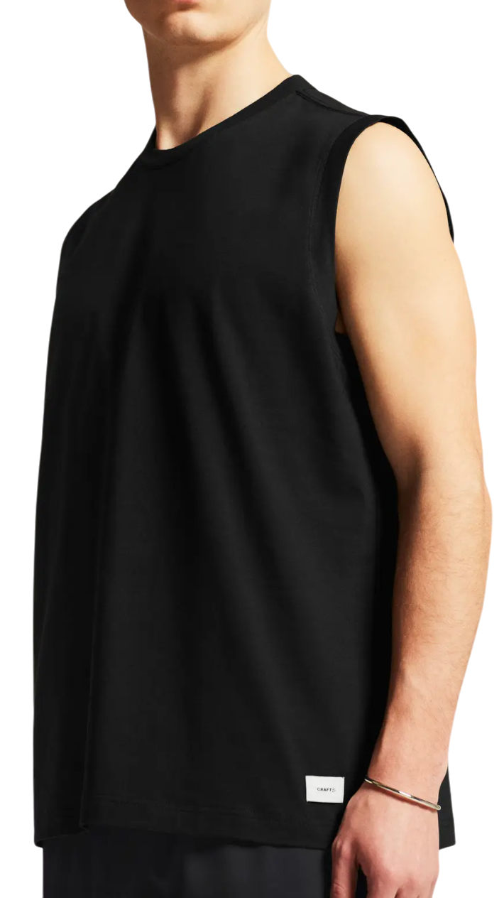 Tielko Craft Craft Collective Relaxed Sleeveless T-Shirt Čierna | 1916030-999000, 1
