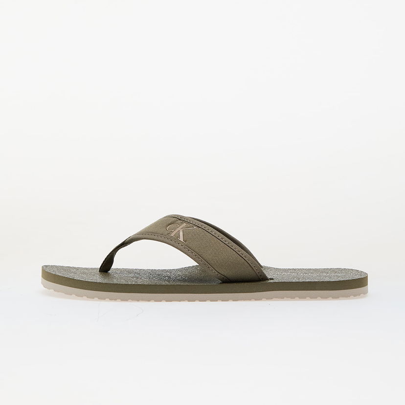 Tenisky a topánky CALVIN KLEIN Jeans Thong+ Cv Green Zelené | YM0YM01235 LH9